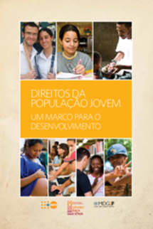 Logomarca - Direitos da População Jovem - Um marco para o Desenvolvimento